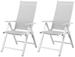 2 aluminium tuinstoelen Houston<LIVARNO home Clearance