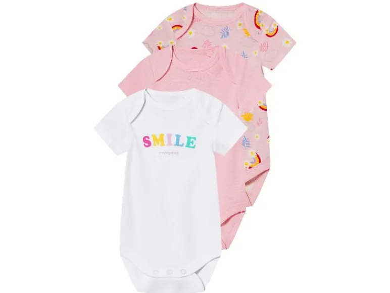 3 baby rompers<lupilu® Clearance