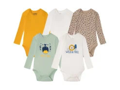 5 babyrompertjes<lupilu® Clearance