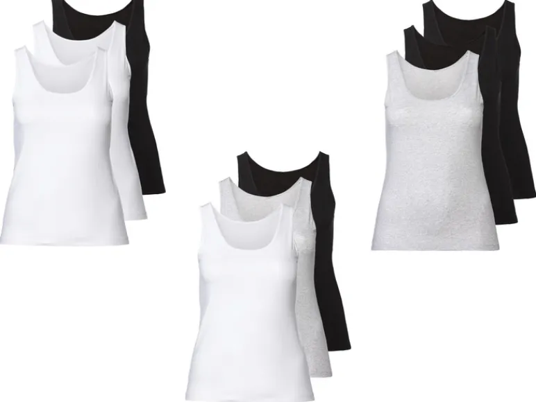 3 dames onderhemden<esmara® New