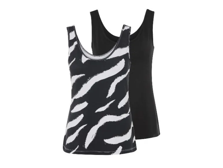 2 dames tops<esmara® Clearance