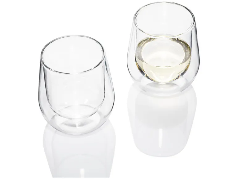 2 dubbelwandige glazen<ERNESTO® Discount