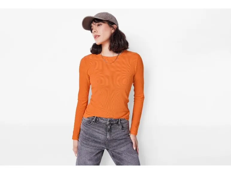 2 Geribde dames shirts<esmara® Outlet
