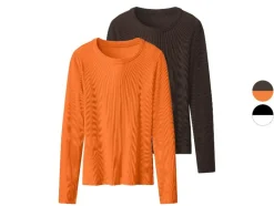 2 Geribde dames shirts<esmara® Outlet