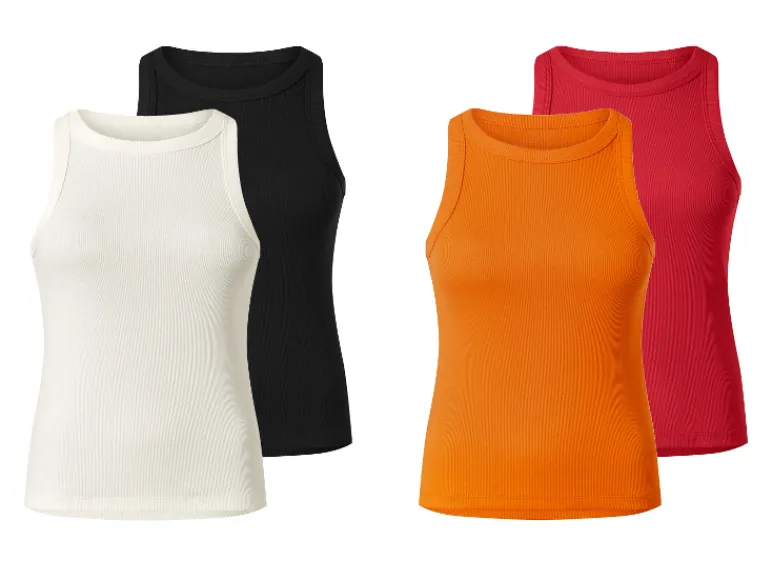 2 Geribde dames tops<esmara®