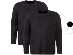 2 heren shirts met lange mouwen<LIVERGY® New