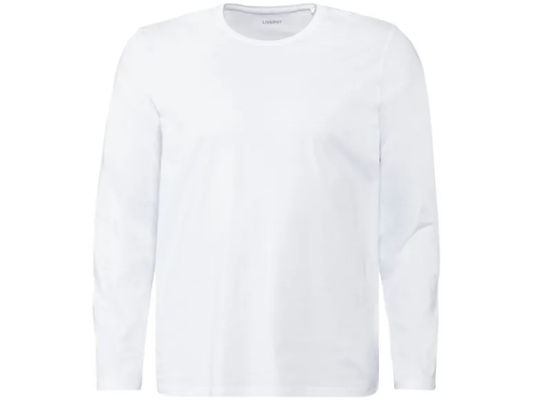 2 heren shirts met lange mouwen<LIVERGY® New