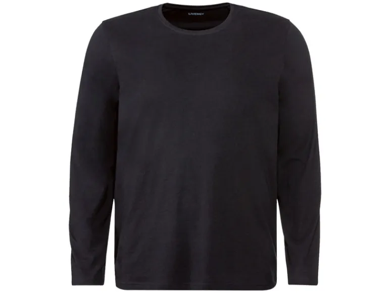 2 heren shirts met lange mouwen<LIVERGY® New