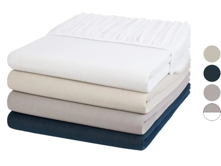 2 jersey hoeslakens 100 x 200 cm<LIVARNO home Hot