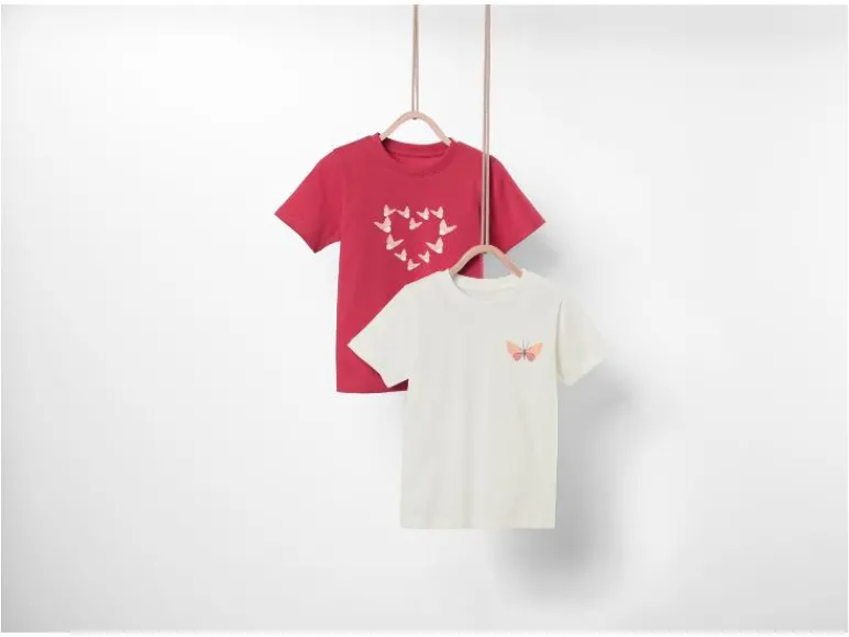 2 kinder T-shirts<lupilu® Discount