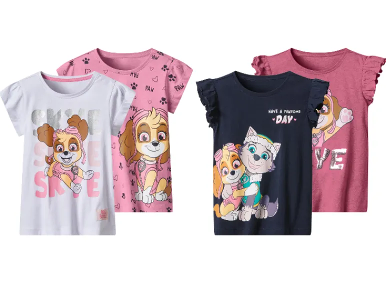 2 Kinder T-shirts Paw Patrol< New