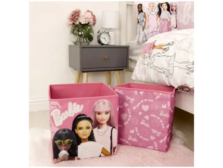 2 opbergboxen<Barbie Outlet