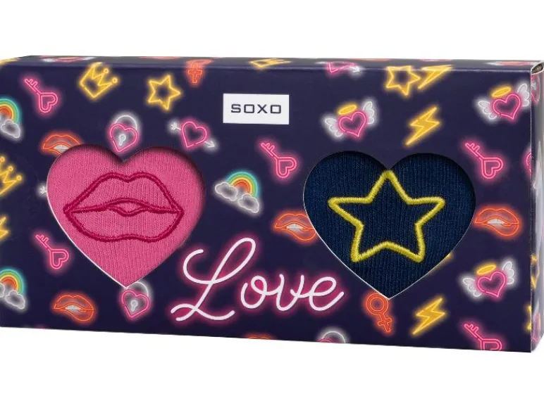 2 paar valentijnssokken<Soxo Clearance