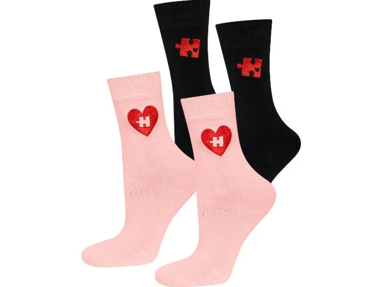 2 paar valentijnssokken<Soxo Clearance