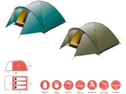 3 persoons koepeltent<Grand Canyon Best