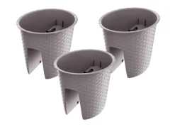 3 railing bloempotten<Prosperplast Discount
