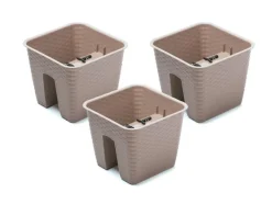 3 railing bloempotten<Prosperplast Discount