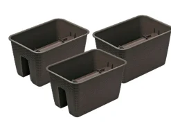 3 railing bloempotten<Prosperplast Discount