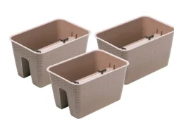 3 railing bloempotten<Prosperplast Discount