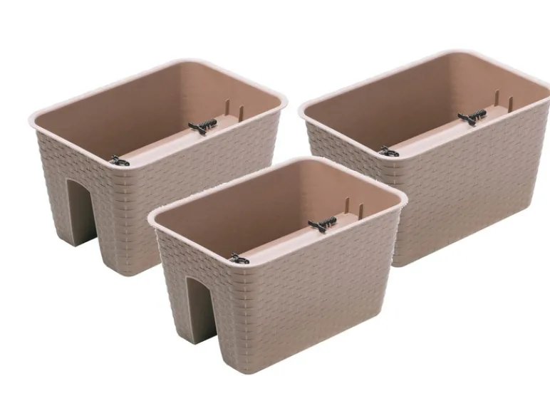 3 railing bloempotten<Prosperplast Discount