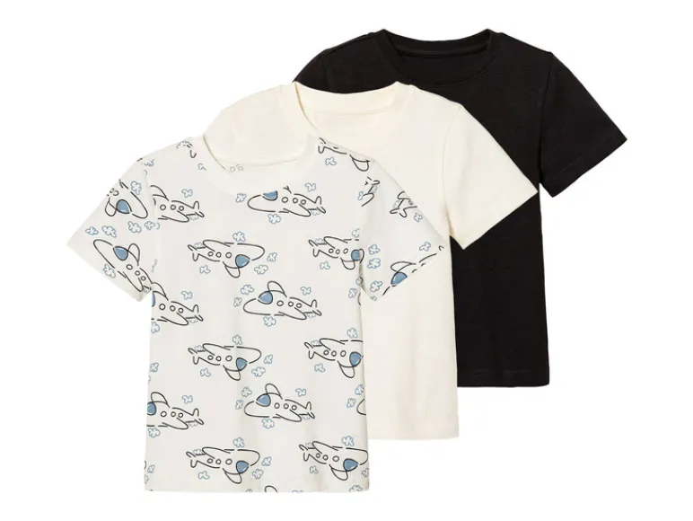 3 stuks peuters T-shirts<lupilu® Discount