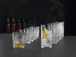 4 whiskyglazen of 4 long drink glazen<SPIEGELAU Sale
