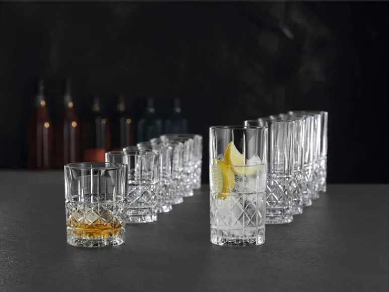 4 whiskyglazen of 4 long drink glazen<SPIEGELAU Sale