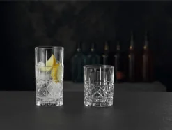 4 whiskyglazen of 4 long drink glazen<SPIEGELAU Sale