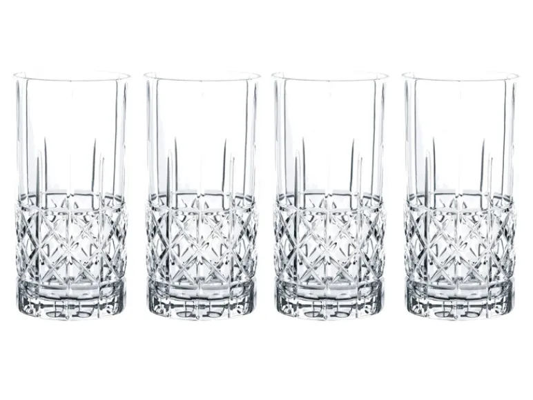 4 whiskyglazen of 4 long drink glazen<SPIEGELAU Sale