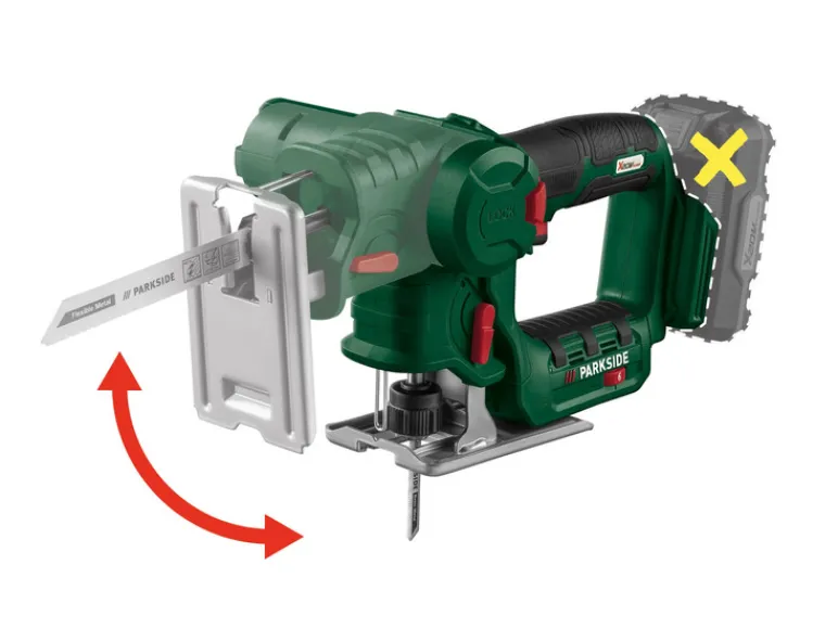 Accu decoupeer- en reciprozaag 20 V met accu en lader<PARKSIDE® Best