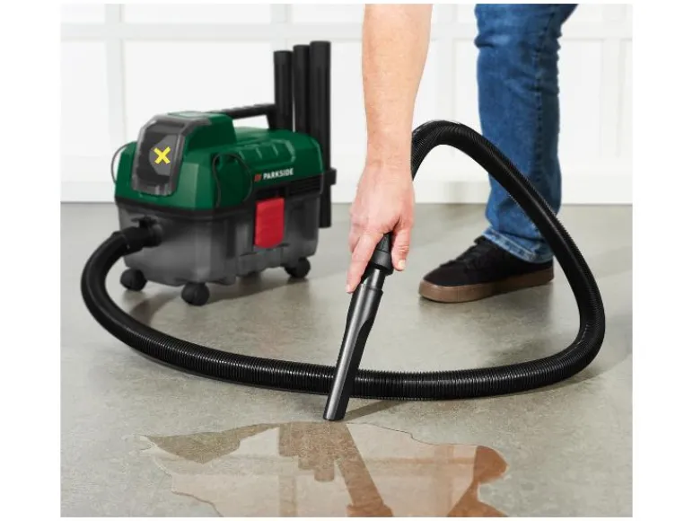 Accu nat en droog stofzuiger 20 V met accu en lader<PARKSIDE® Hot