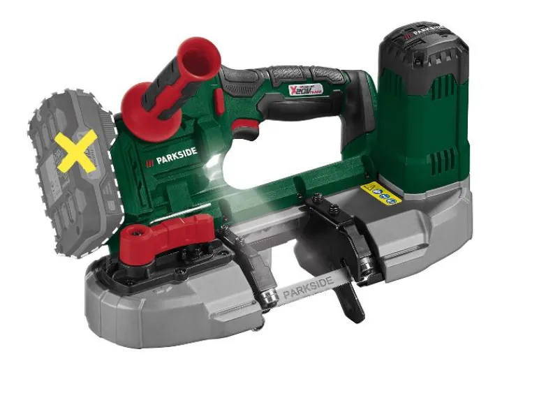 Accu-bandzaag 20 V zonder accu en lader<PARKSIDE® Hot
