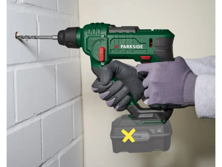 Accu-boorhamer 20 V zonder accu en lader<PARKSIDE® Clearance