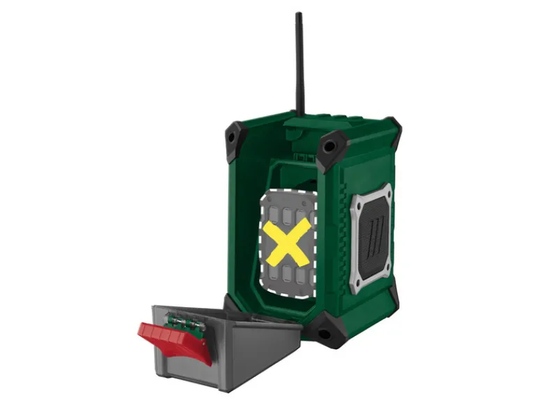 Accu-bouwradio 12 V of 20 V zonder accu en lader<PARKSIDE® Clearance