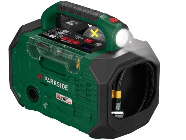 Accu-compressor en -luchtpomp 20 V met accu en lader<PARKSIDE® Discount