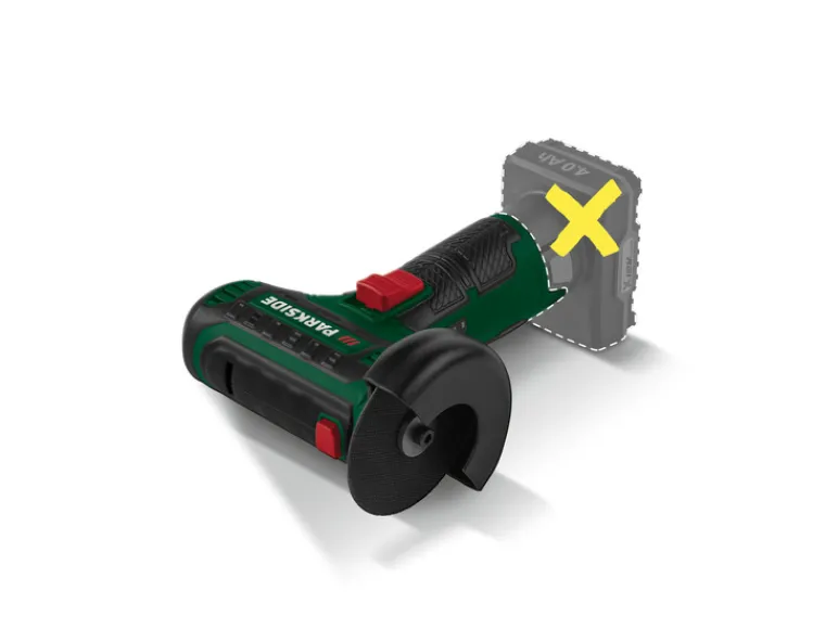 Accu-haakse slijper 12 V zonder accu en lader<PARKSIDE® Hot