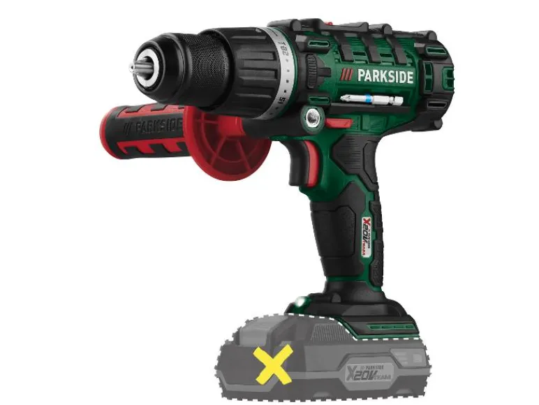 Accu-klopboormachine 20 V zonder accu en lader<PARKSIDE®