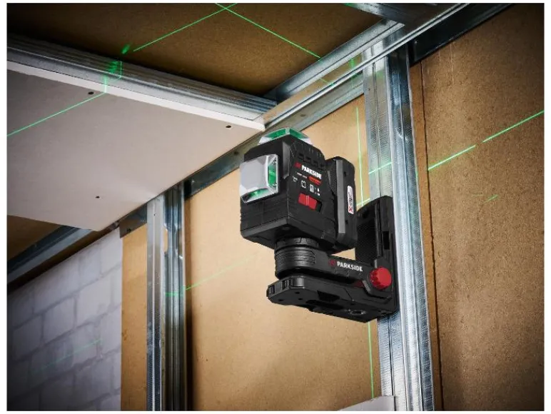 Accu-kruislijnlaser 20 V met accu en lader<PARKSIDE PERFORMANCE® Online