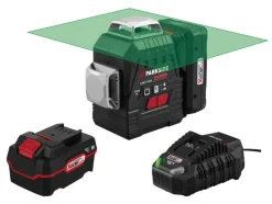 Accu-kruislijnlaser 20 V met 4 Ah accu's en 4,5 A lader<PARKSIDE PERFORMANCE® Online