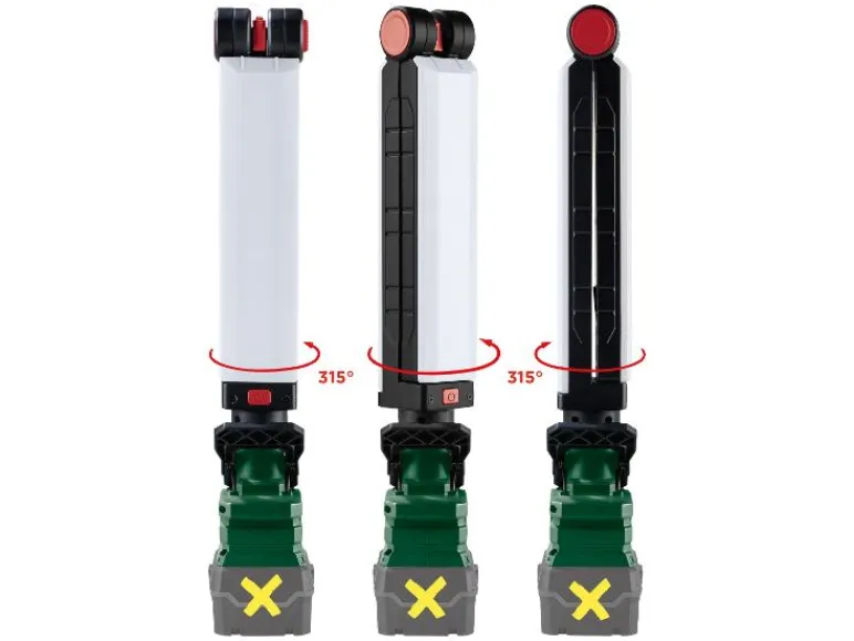 Accu-LED-klemlamp 20 V zonder accu en lader<PARKSIDE®