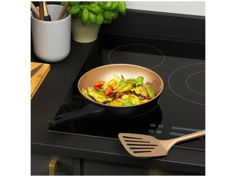 Aluminium braadpan Opulence collectie zwart/goud<Russell Hobbs Best