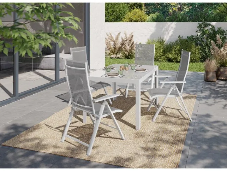 Aluminium tuinset Houston 5-delig<LIVARNO home New