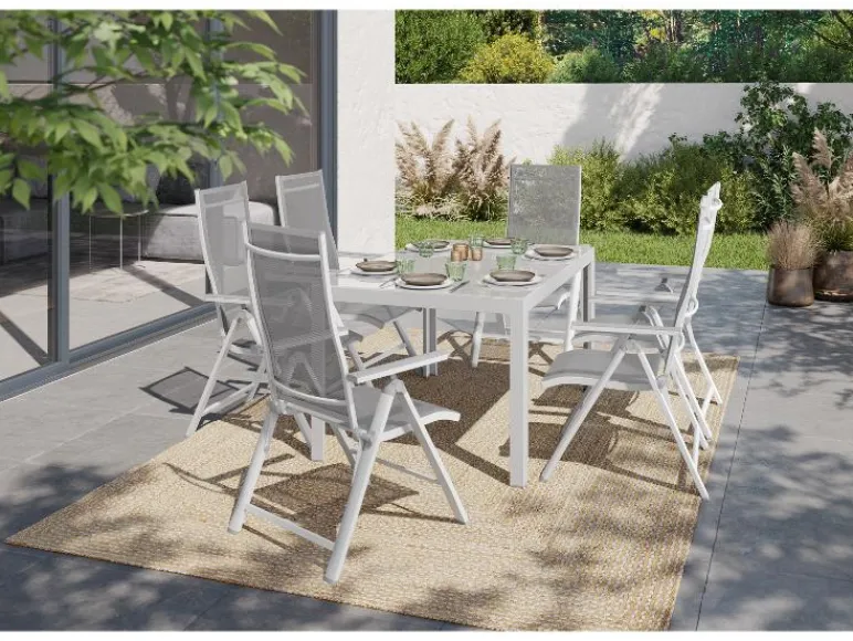 Aluminium tuinset Houston 7-delig<LIVARNO home