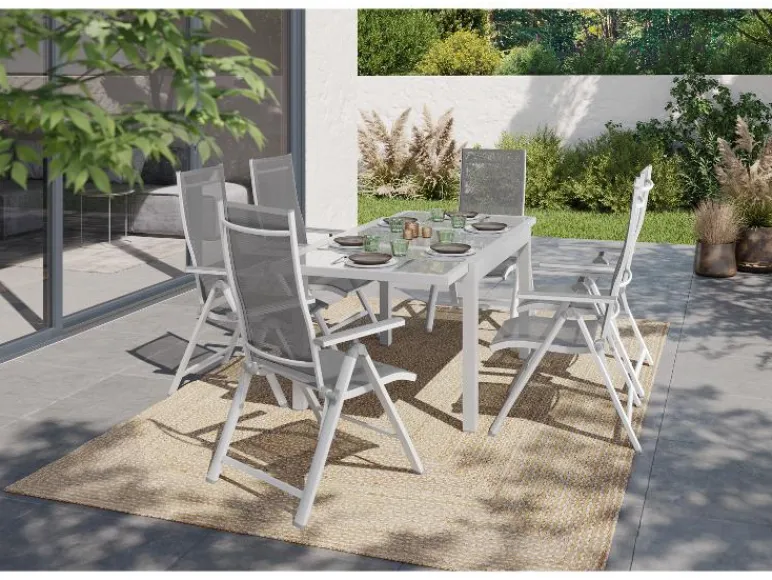 Aluminium tuinset Houston 7-delig<LIVARNO home New