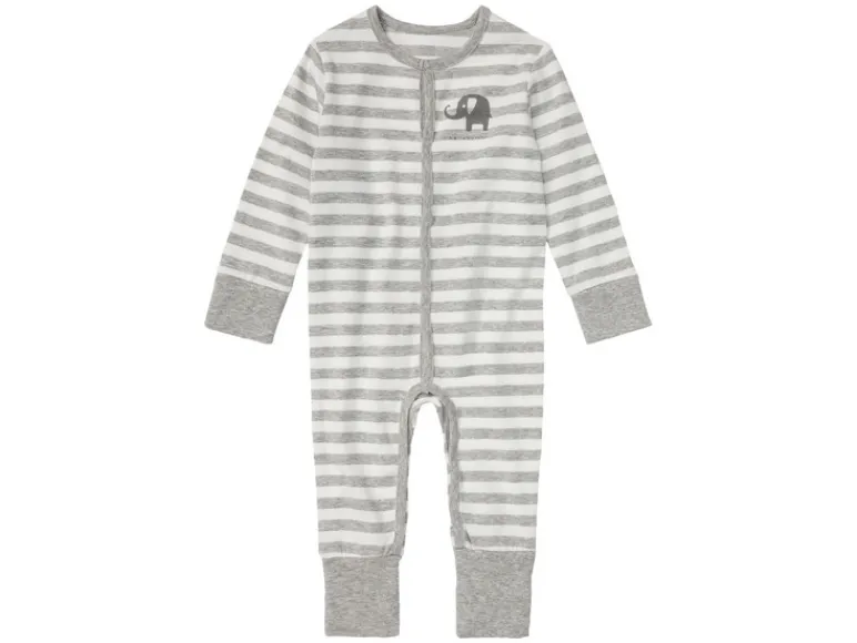 Baby meisjes / jongens slaapoverall met omkeerbaar voetdeel, met bio-katoen<bellybutton Hot