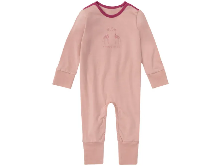 Baby meisjes / jongens slaapoverall met omkeerbaar voetdeel, met bio-katoen<bellybutton Hot