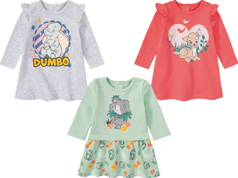 Baby meisjessweatjurk met hoog bio-katoengehalte< Clearance
