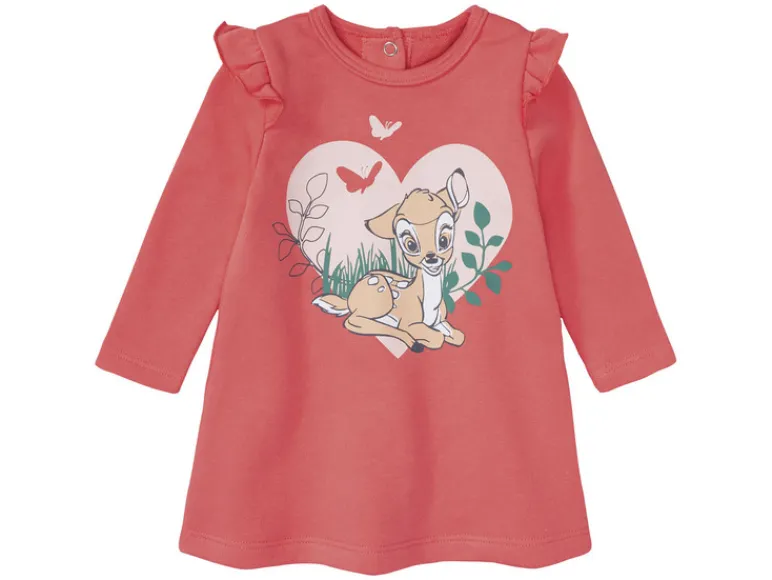 Baby meisjessweatjurk met hoog bio-katoengehalte< Clearance