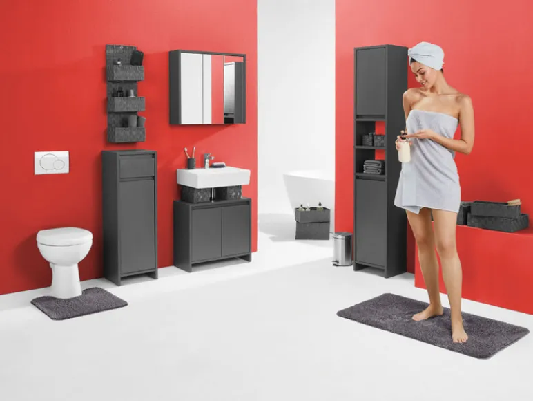 Badkamerkast met wasmand Oslo<LIVARNO home Outlet