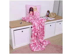Barbie Deken met kussen 100 x 150 cm< Clearance